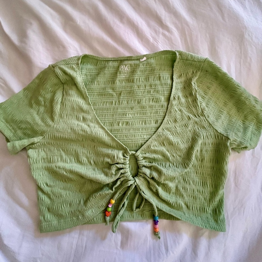 PacSun Beaded Crop Top